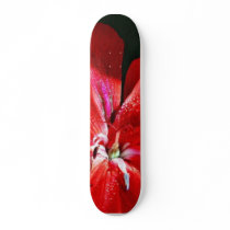 Beautiful Red Flower In Balboa Park skateboards by lifesphere Beautiful Red Flower In Balboa Park skateboards