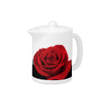 Beautiful Red Rose - Teapot