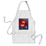 Beautiful red roses and meaning aprons