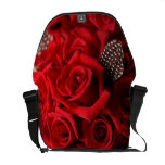 Beautiful Red Roses Messenger Bag