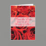 Beautiful red roses Save the Date