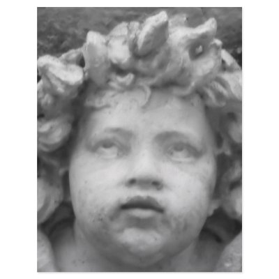 Beautiful Renaissance Child Angel Letterhead Design by gothicarts