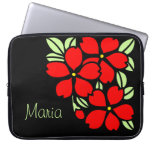 Beautiful Retro Vintage Floral Laptop Sleeve