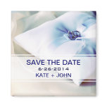 Beautiful Ring Pillow Wedding Refrigerator Magnet