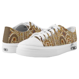 Beautiful Romanesque Mosaic Printed Shoes