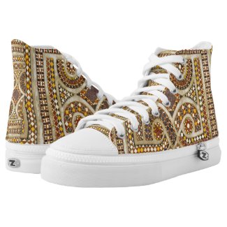 Beautiful Romanesque Mosaic Printed Shoes