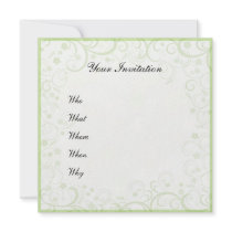 Beautiful romantic invitation