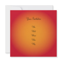 Beautiful romantic invitation