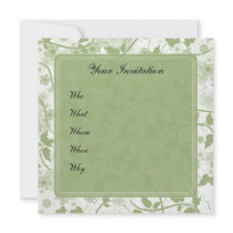 Beautiful romantic invitation