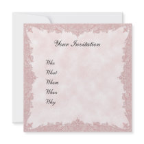 Beautiful romantic invitation