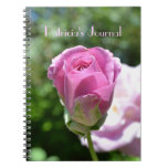 Beautiful Rose Bud Customizable Notebook