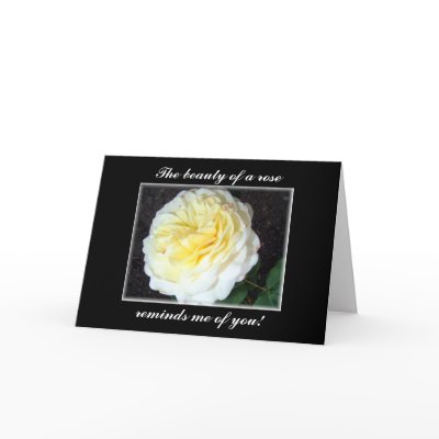 Beautiful Rose Love/Birthday card by seashell2