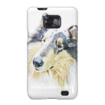 Beautiful Rough Collie dog art Samsung Galaxy S2 Case