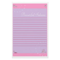 Beautiful Sakura Stationery stationery