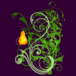 Beautiful Scrollwork with Pear