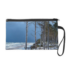 Beautiful Sea Shore wristlet