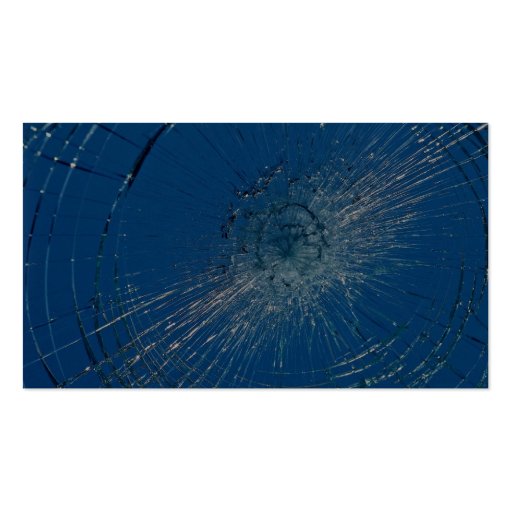 Beautiful Shattered glass Business Card Template (back side)