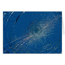 Beautiful Shattered glass Greeting Card