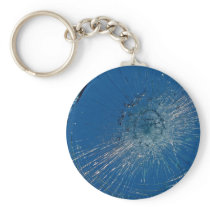 Beautiful Shattered glass Key Chain