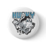 Beautiful Siberian Husky Pin