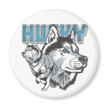 Beautiful Siberian Husky Fridge Magnet