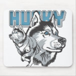 Beautiful Siberian Husky Mouse Pad