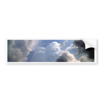 beautiful sky  and  cloud bumper stickers