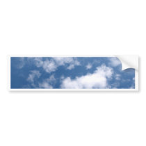 beautiful sky  and  cloud bumper stickers