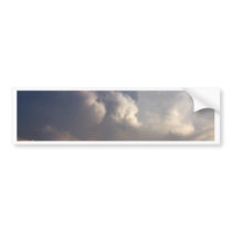 beautiful sky  and  cloud bumper stickers