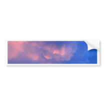 beautiful sky  and  cloud bumper stickers