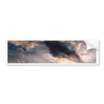 beautiful sky  and  cloud bumper stickers