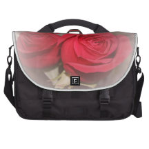 Beautiful Soft Red Roses Laptop Computer Bag