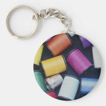 Beautiful Spools of thread Key Chains