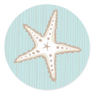 Beautiful Starfish Sticker sticker