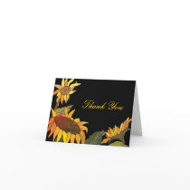 Beautiful Sunflowers Thank You Cards