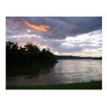 Beautiful Sunrise at Ohio River Post Cards