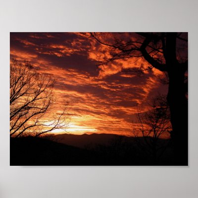 Beautiful Sunrise Scenery Poster by vincentbolin