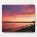 Beautiful sunset at the beach mouse pads