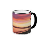 Beautiful sunset at the beach mugs