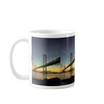 Beautiful Sunset: Bay Bridge, San Francisco, Calif Coffee Mug