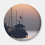 Beautiful Sunset: Boats on a sunset, Koh Samet Isl Refrigerator Magnet