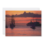 Beautiful Sunset: Bridgetown Harbor, Barbados Personalized Invites