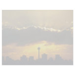 Beautiful Sunset: Calgary sunset, Alberta, Canada Letterhead Template