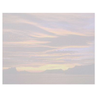 Beautiful Sunset: Calpe Rock from Casa Sundial, Co Custom Letterhead by inspirelove