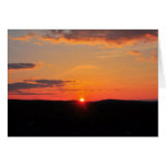 Beautiful sunset card
