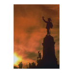 Beautiful Sunset: Champlain Memorial, Ottawa, Cana Personalized Announcement