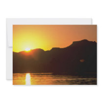 Beautiful Sunset: Colorado River, Arizona Custom Invitation