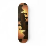 Beautiful Sunset: Delhi, India Custom Skateboard