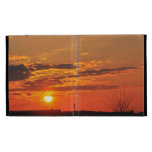 Beautiful sunset iPad folio cover