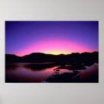 Beautiful Sunset: Lake Mead, Nevada Print